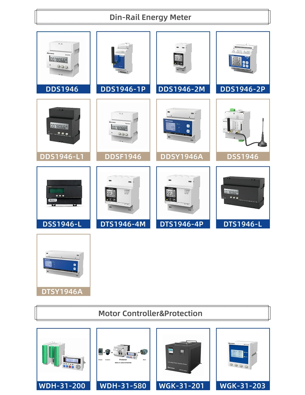 Energy Ddsf1946 Class 0.5s DIN Rail Mounted Tariff AC Digital Single Phase Kwh Electric Energy Meter