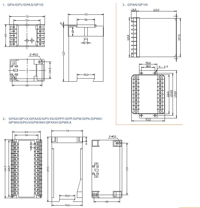 Gppf, Eppf Power Factor Transducer