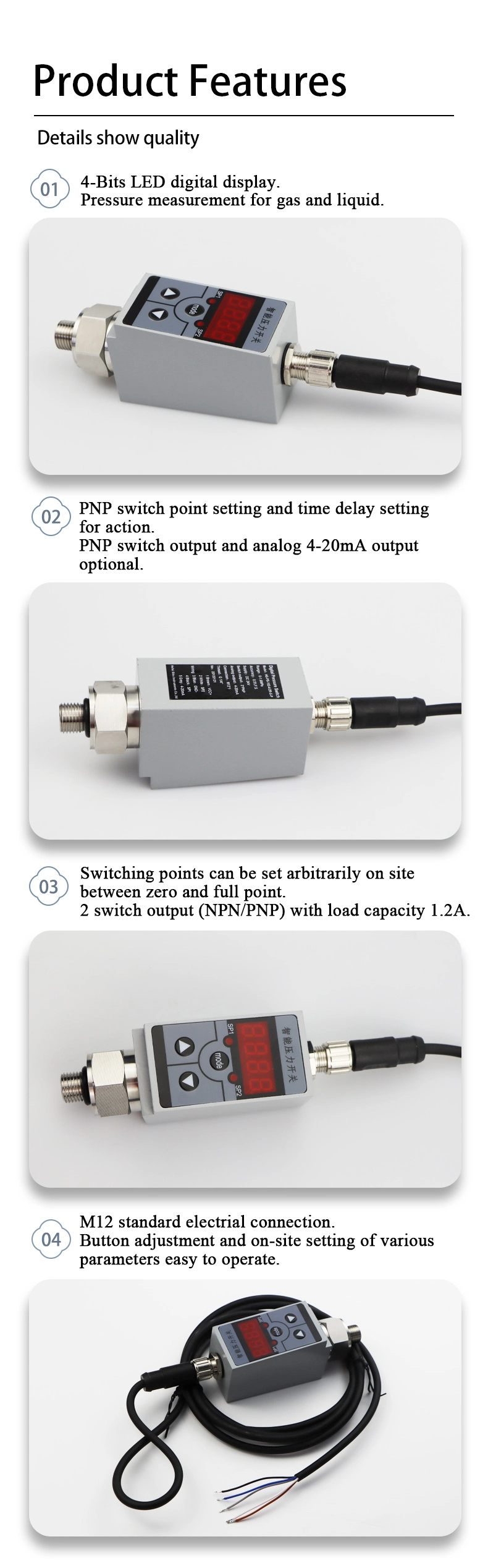 Isolated DIN Rail Mounted Rtd to 4-20mA Temperature Analog Signal Isolator