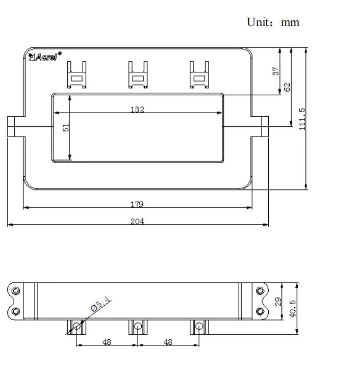 Hall Effect Current Sensor Transformer Split Core Current Sensor