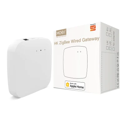 Homekit Apple Wired Zigbee Hub Gateway Siri Voice Control para Homekit Smart Switch LED Persianas Bloqueio da porta Lâmpada Plugue da Câmera